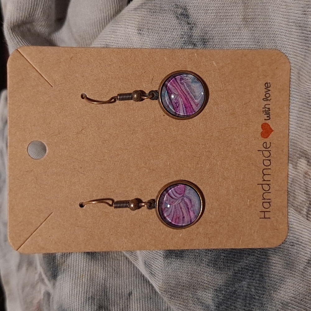 Abstract Drop Earrings